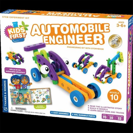THAMES & KOSMOS Automobile Engineer Toys Kit - 70 Piece 567006B